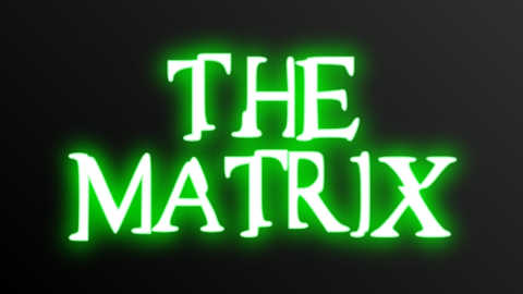 The Matrix movie text