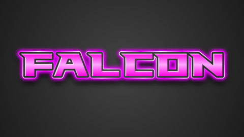 Neon style Editable text effect