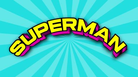 Superhero Comics text effect