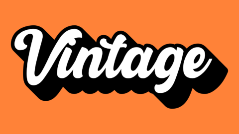 Retro and Vintage text style effect from the 70s and 80s