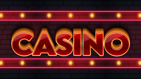 Casino 3D text Style effect