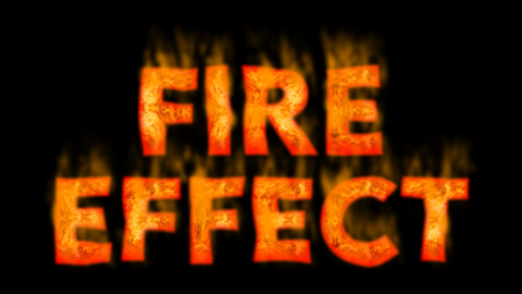 Fire Text Effect