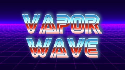 Vaporwave Text Effect